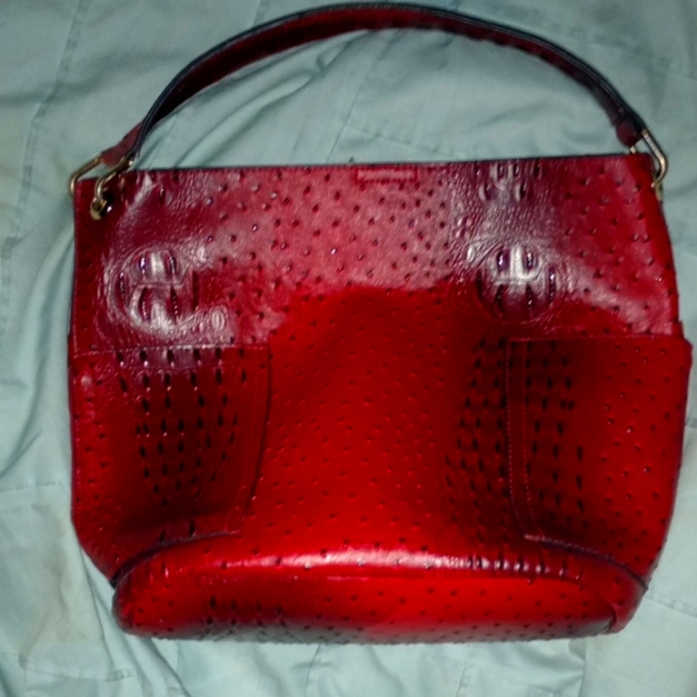 Red Leather Women's Bag